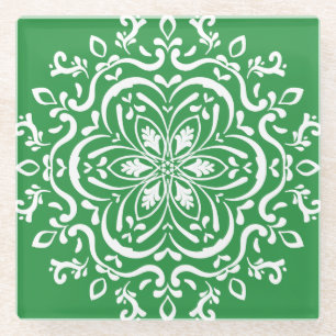 Posavasos De Vidrio Mandala