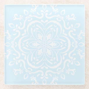 Posavasos De Vidrio Mandala ártica