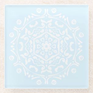 Posavasos De Vidrio Mandala ártica