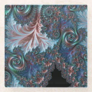 Posavasos De Vidrio Mandelbrot Fractal