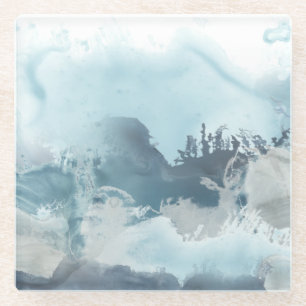 Posavasos De Vidrio Mar Bosque