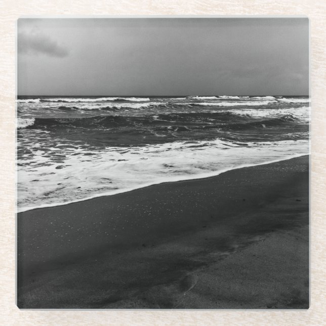 Posavasos De Vidrio mar es (Anverso)