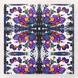 Posavasos De Vidrio Mardi Gras