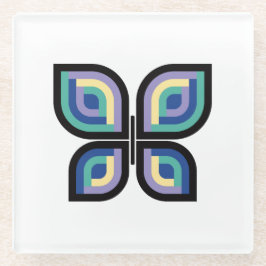 Posavasos De Vidrio Mariposa Petal Prisma