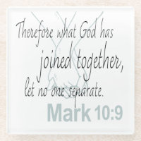 Mark 10:9 Diseño Biblia Verse Marriage