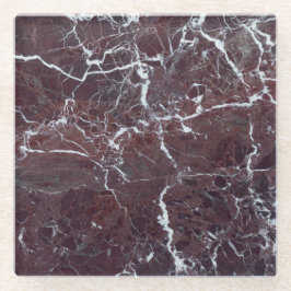 Posavasos De Vidrio Mármol de Borgoña