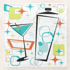 Posavasos De Vidrio ¡Martini un Ir-Ir!