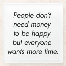 Posavasos De Vidrio Más Pascua de vidrio de tiempo