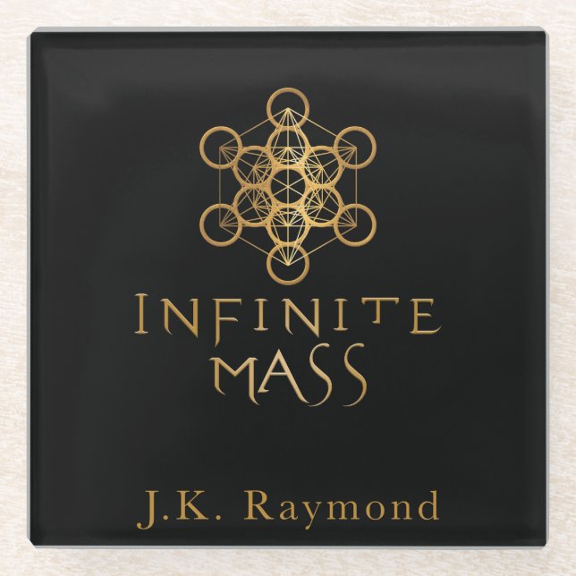 Posavasos De Vidrio Masa Infinita (Anverso)