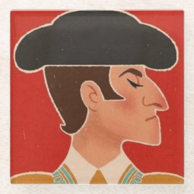 Posavasos De Vidrio Matador de España | España (Anverso)