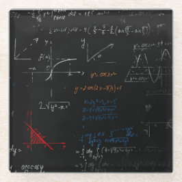 Posavasos De Vidrio Math Coaster