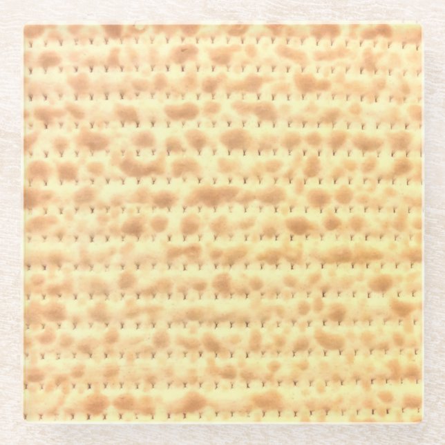 Posavasos De Vidrio Matzo Matzah Passover 4Joshua (Anverso)