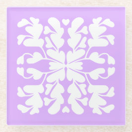 Posavasos De Vidrio Mauve deco