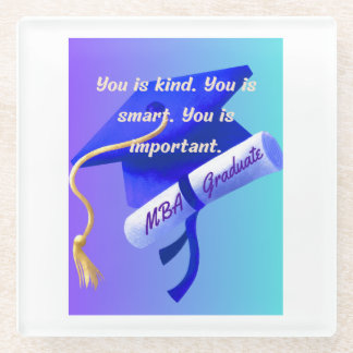 Posavasos De Vidrio MBA Gift