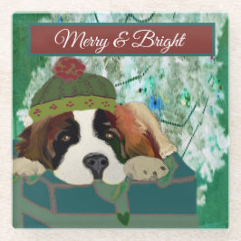 Posavasos De Vidrio Mejor equipo de fiesta de vacaciones 🤫