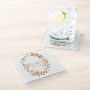 Posavasos De Vidrio Mellow Blooms