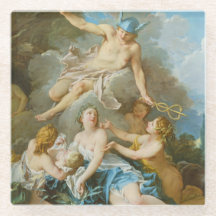 Mercurio confiando el bebé Baccus a las ninfas