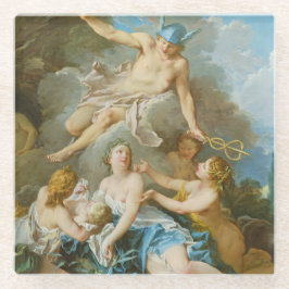 Posavasos De Vidrio Mercurio confiando el bebé Baccus a las ninfas