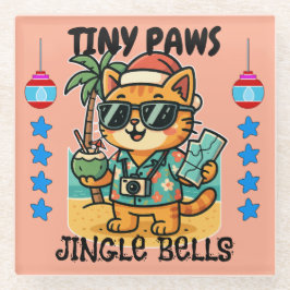 Posavasos De Vidrio Merry Christmas