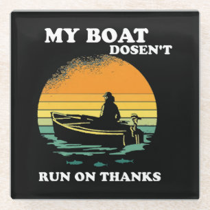 Posavasos De Vidrio Mi Barco No Funciona Con Gracias