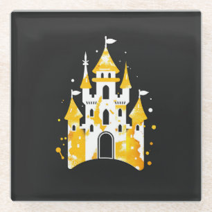 Posavasos De Vidrio Mi hogar es mi castillo