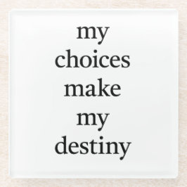 Posavasos De Vidrio Mi montaña rusa de vidrio para destino