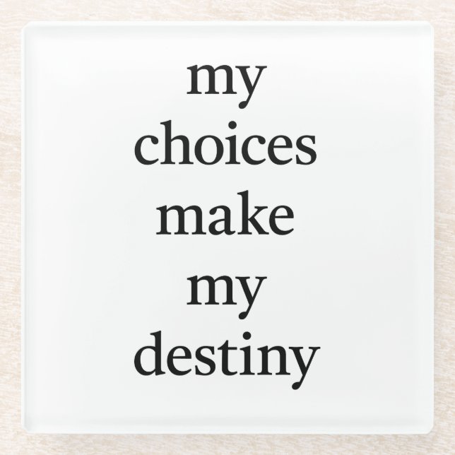 Posavasos De Vidrio Mi montaña rusa de vidrio para destino (Anverso)