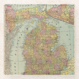 Posavasos De Vidrio Michigan 4
