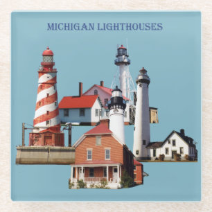 Posavasos De Vidrio Michigan: Catastro de vidrio de los Faros