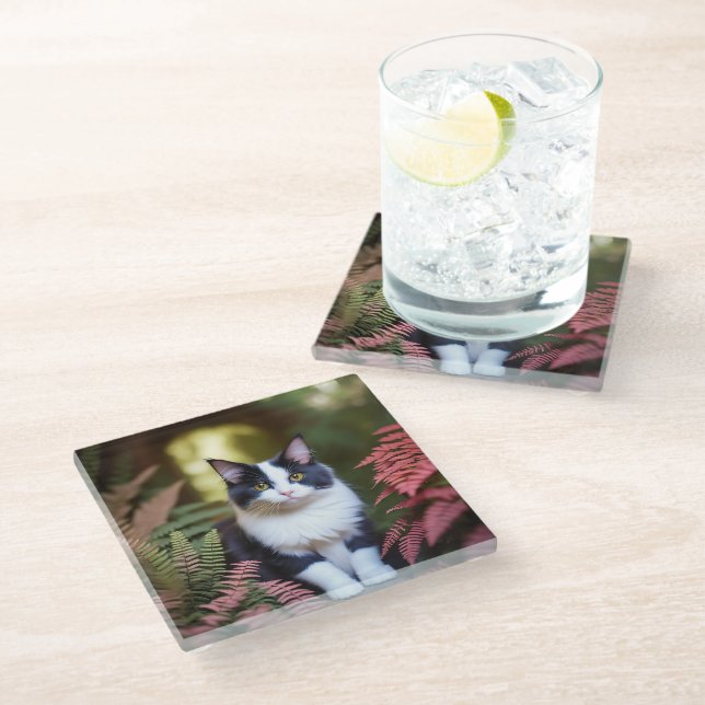Posavasos De Vidrio Millie El Gato Ragdoll, (Angular)