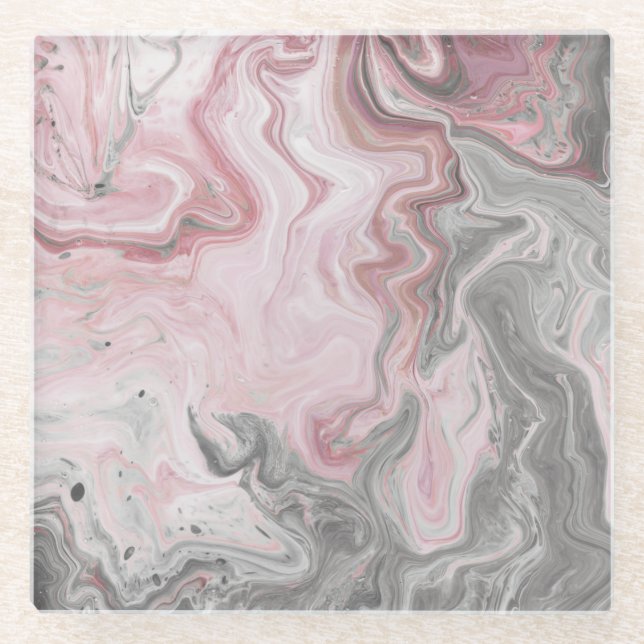 Posavasos De Vidrio Minerales de Rubor (Anverso)