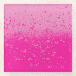 Posavasos De Vidrio Minimalismo Rosa