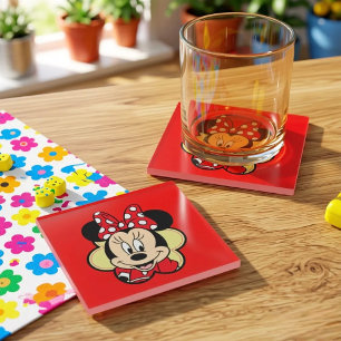 Posavasos De Vidrio Minnie