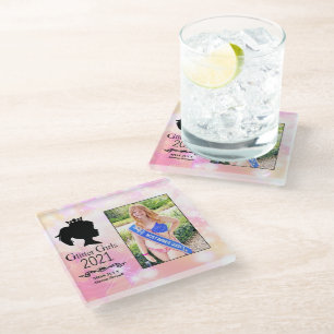 Posavasos De Vidrio Miss Julio 2021