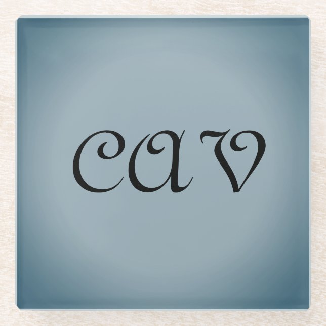 Posavasos De Vidrio Mochila de cadena de dibujo (Anverso)