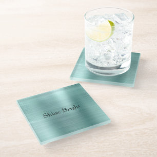 Posavasos De Vidrio Moda Girly Mint