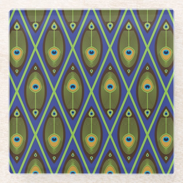 Posavasos De Vidrio Modelo asiático (Anverso)