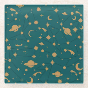 Posavasos De Vidrio Modelo del espacio