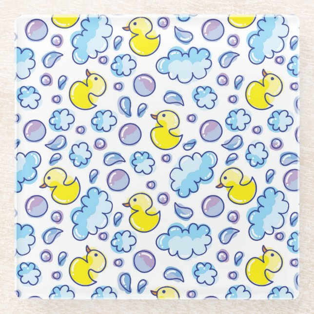 Posavasos De Vidrio modelo del lavado (Anverso)