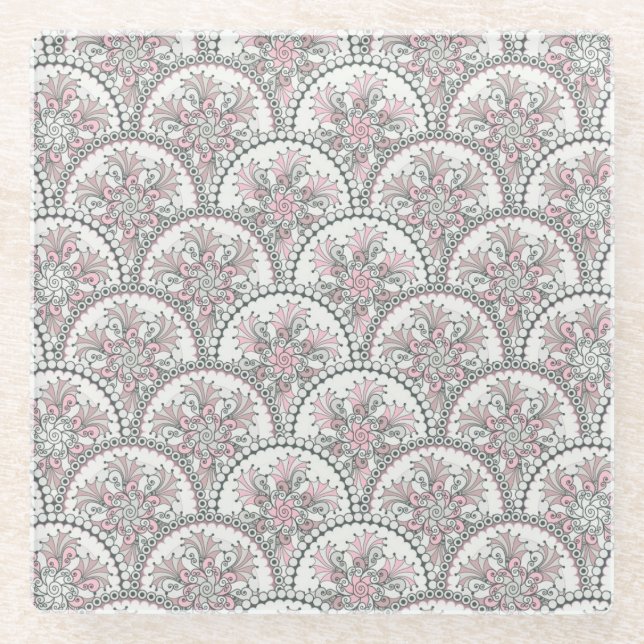 Posavasos De Vidrio Modelo del vintage de Centle (Anverso)