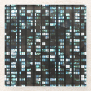 Posavasos De Vidrio Modelo iluminado de las ventanas