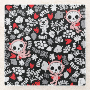Posavasos De Vidrio Modelo loco de los bebés