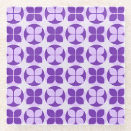 Posavasos De Vidrio Moderna montaña de estilo floral elegante