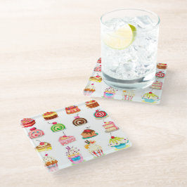 Posavasos De Vidrio Moderno