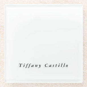 Posavasos De Vidrio Moderno sencillo y elegante