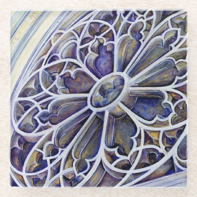 Posavasos De Vidrio Momento en Budapest (Anverso)