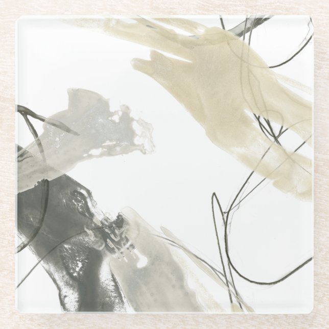 Posavasos De Vidrio Momento monocromo (Anverso)