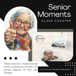 Posavasos de Vidrio Momentos de Anciano