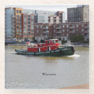 Posavasos De Vidrio Monasterio de vidrio de Wisconsin