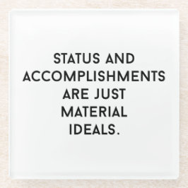 Posavasos De Vidrio Monasterio de vidrio Material Ideales